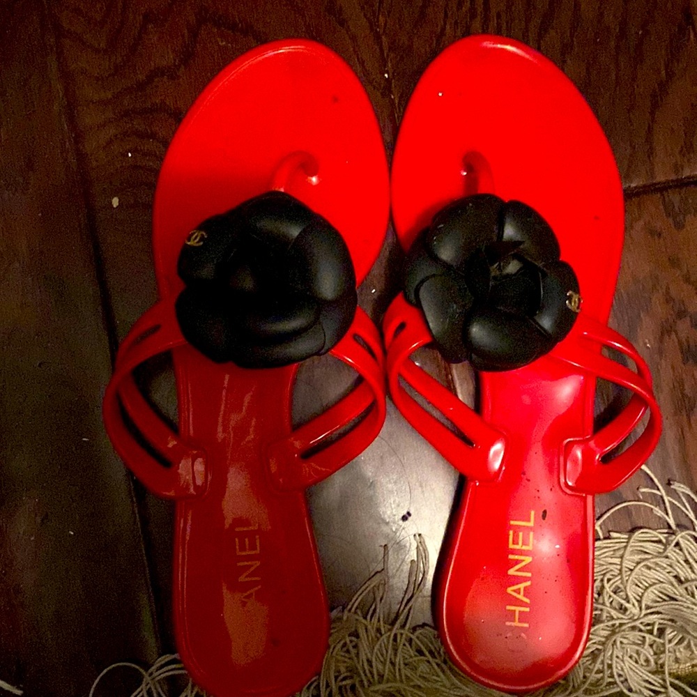 Chanel Camelia Sandals